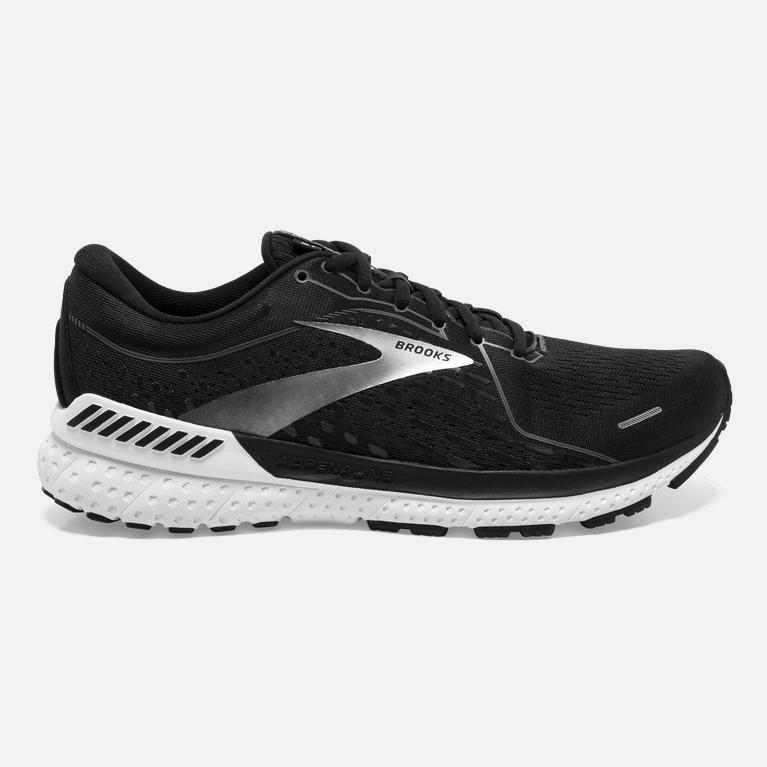 Tenis Brooks Adrenaline GTS 21 Masculino Brasil - Tenis Corrida Brooks  Masculino Cinzentas/Escuro